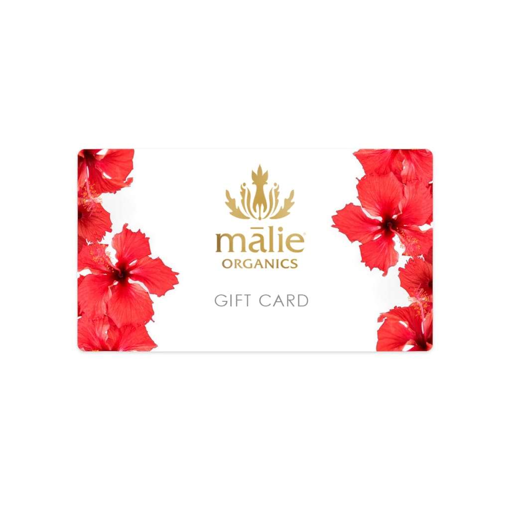 Malie gift card for bath, body, home and botanybeauty products from Malie Organics
