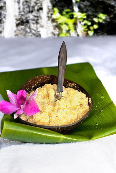 Experience the Gentle Exfoliation Of Sugar Body Polish