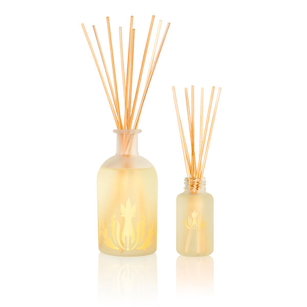 Reed diffuser for creating a tropical ambiance at home