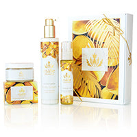 Luxe spa box with a Hawaiian tropical coconut theme