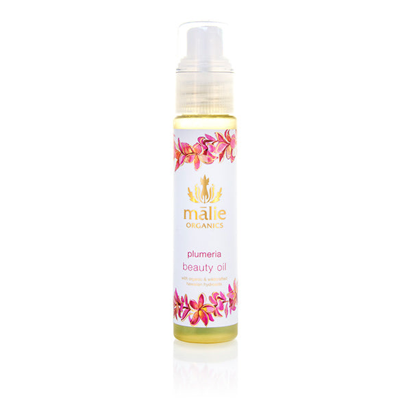 Organic plumeria frangipani beauty oil moisturizer