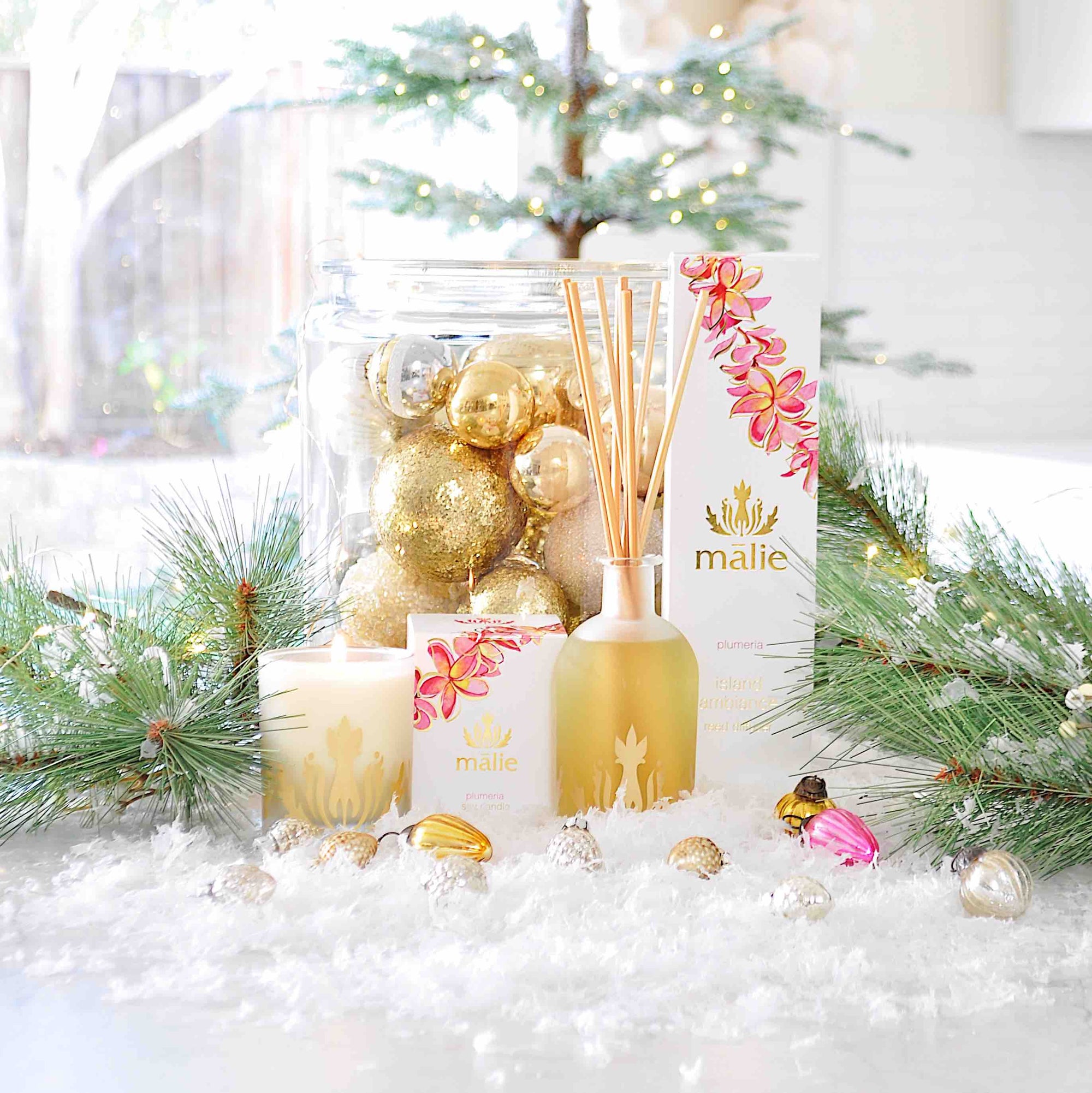 plumeria island ambiance reed diffuser - Home