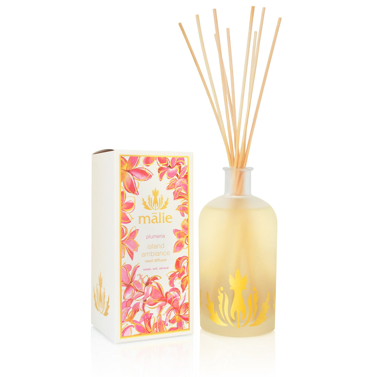 Mālie - Plumeria Luxe Island Ambiance Reed Diffuser