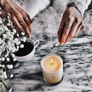 coconut vanilla soy candle - Home