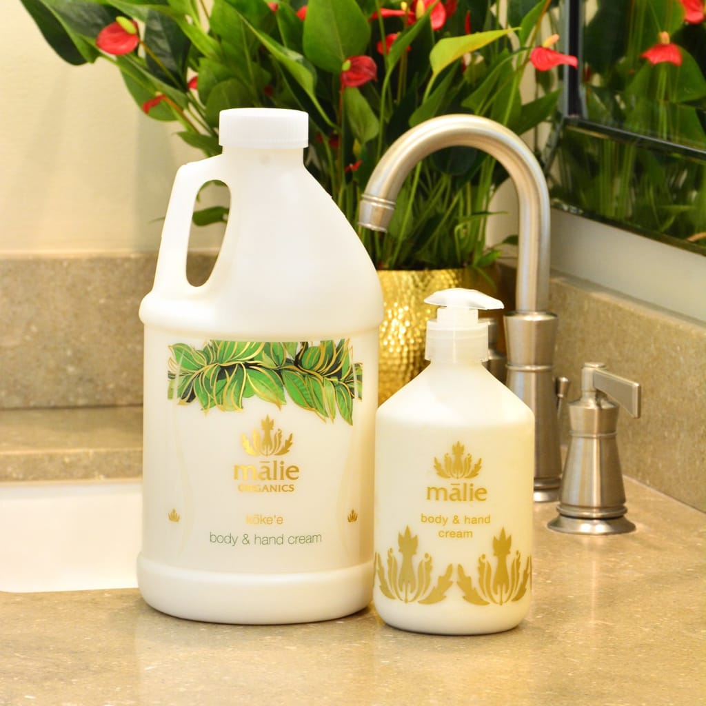 koke’e eco-refill hand soap + body cream set - Eco-Refill