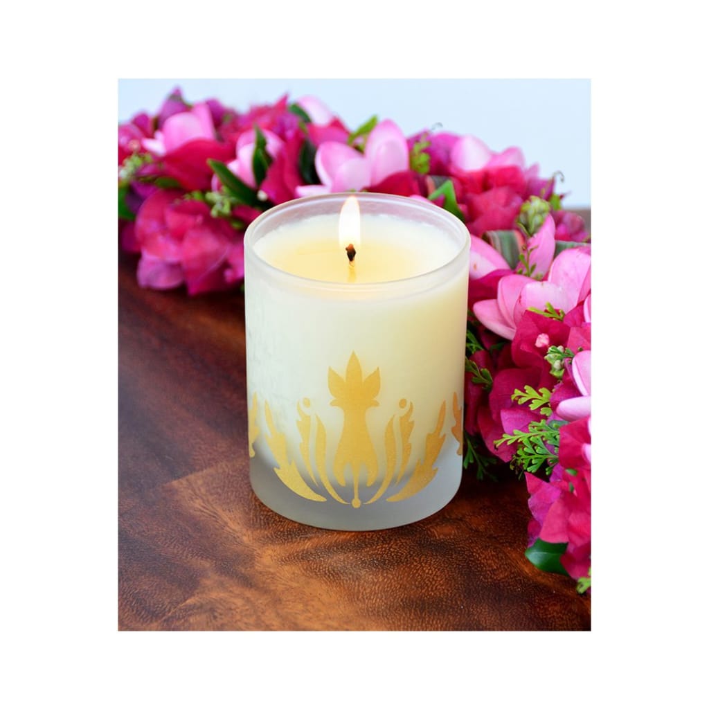 plumeria soy candle - Home